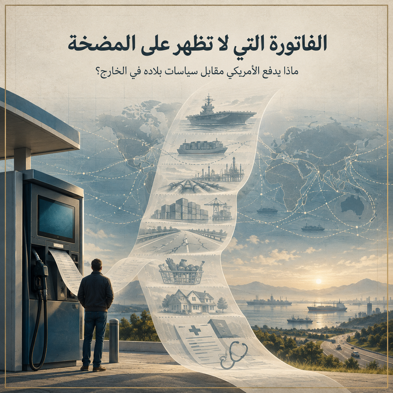 الفاتورة التي لا تظهر على المضخة