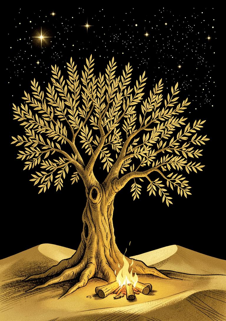 غلاف كتاب تحت ظلال الزيتون